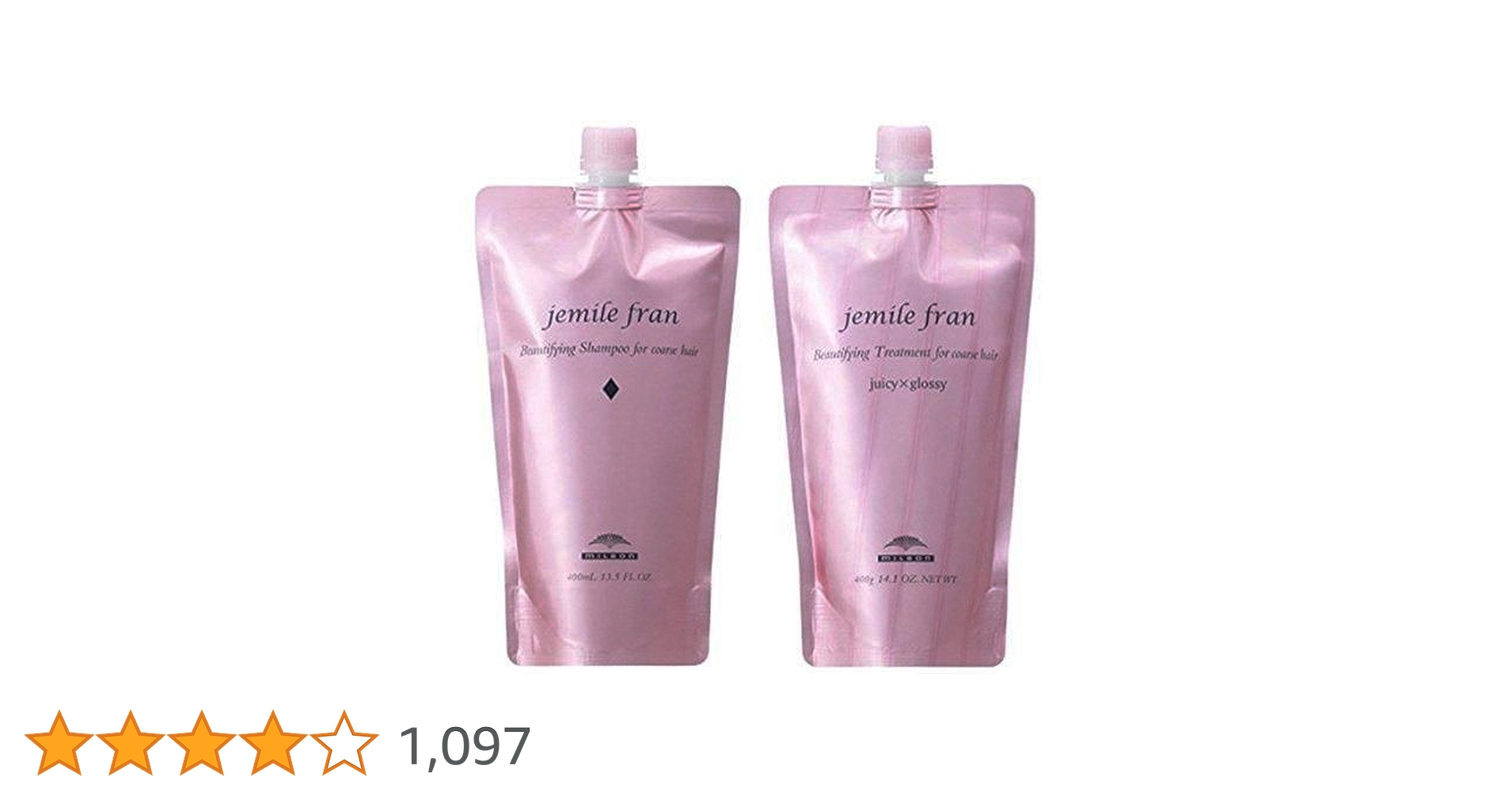 Amazon.co.jp: ミルボン ジェミールフラン シャンプー&トリートメント